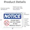 Signmission Please Don't Use Cell Phone Sign With Symbol, 5 in W x Rectangle, Vinyl Decal OS-2PACK-NS-D-35-L-17436 - alternate 2